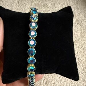 Elegant Blue and Gold Park Lane Bracelet